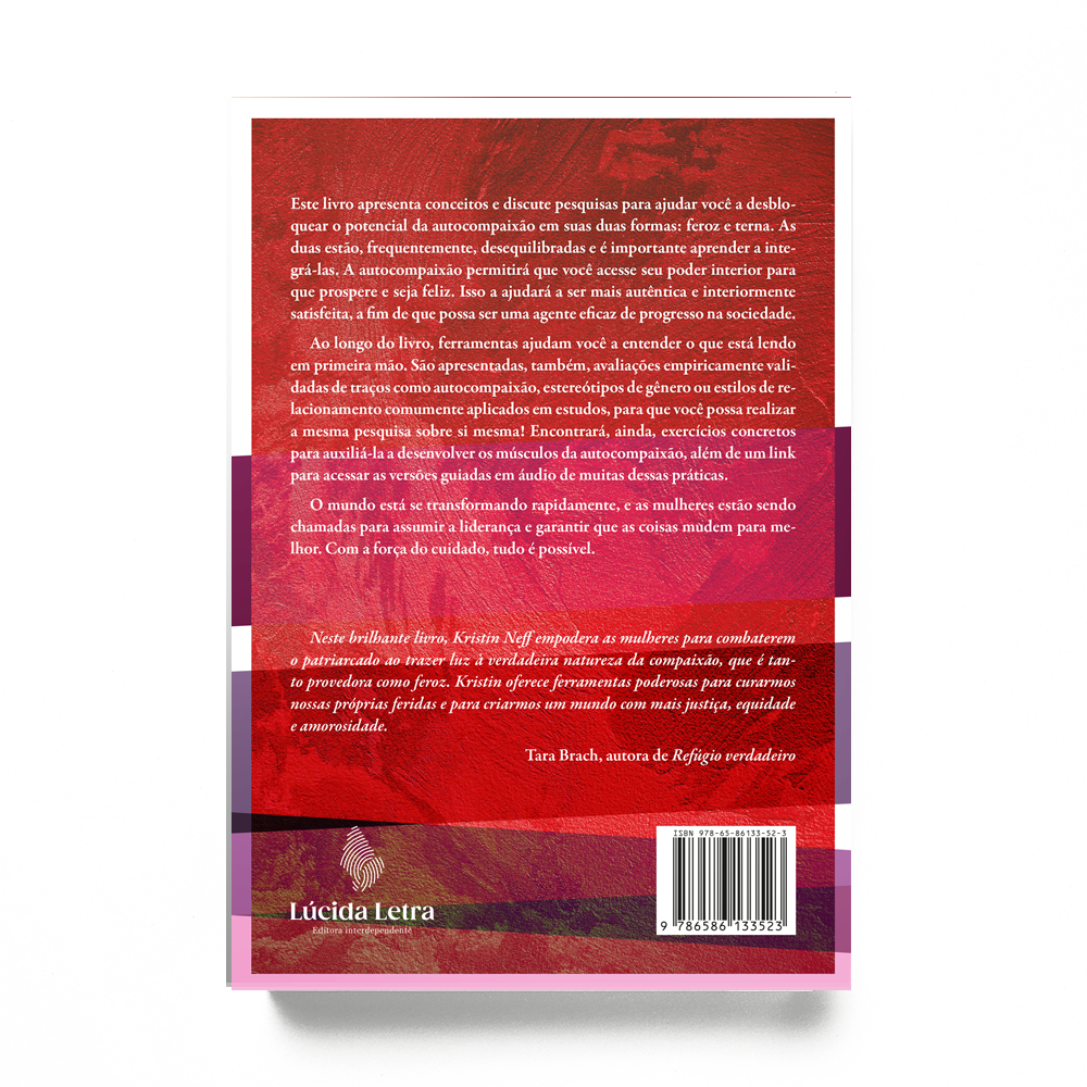 contracapa do livro Autocompaixão feroz, de Kristin Neff