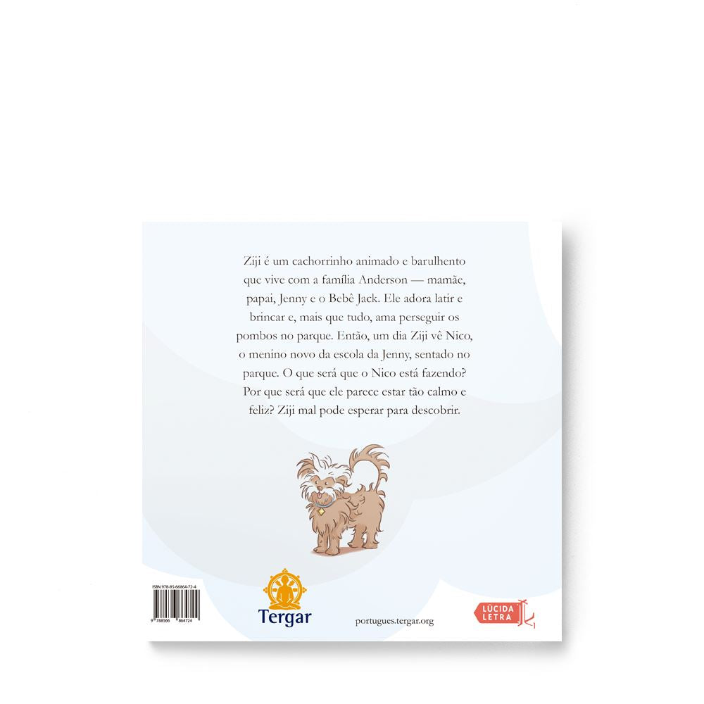 Ziji: o cachorrinho que aprendeu a meditar